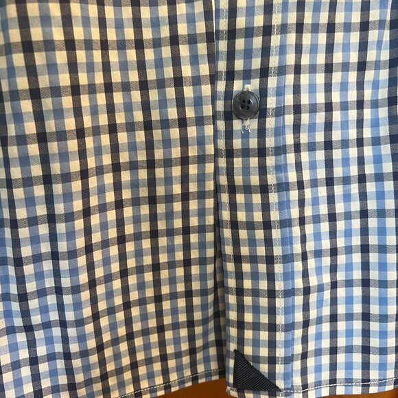 Classic Blue Plaid Button Down // UNTUCKit Men's Size XL - Picture 4 of 7
